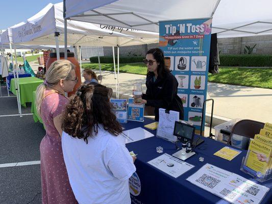 The Communications department promotes District services and raises awareness about current and emerging vector-related public health issues