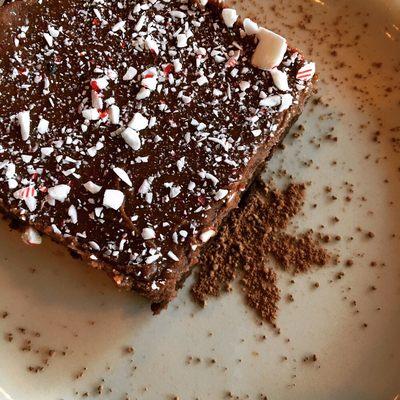 Holiday peppermint Brownie