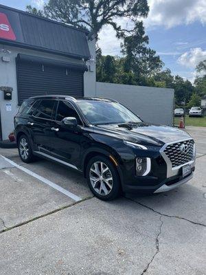 20% tint on the 2020 Hyundai palisade