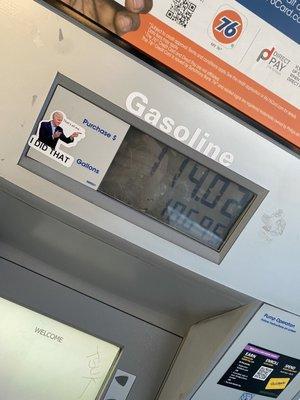 Biden's gas tax... Come on man!