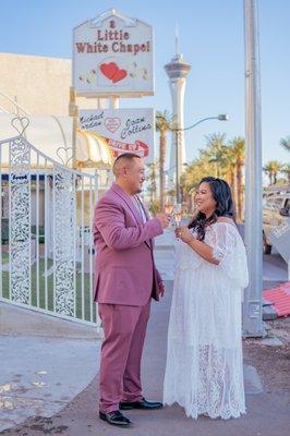 Champagne Toast after ceremony