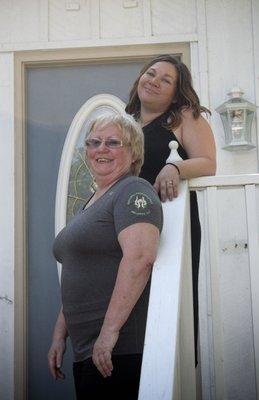 Debbie and Suzy with almost 50 years of massage and Body work experience between them!