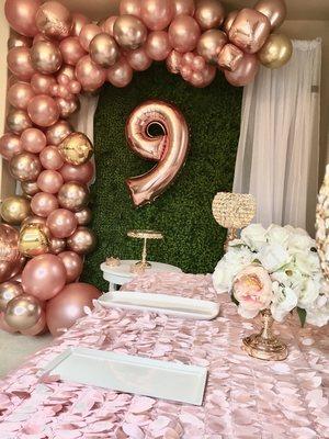 Birthday Balloon backdrop