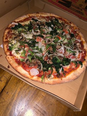 Veggie pizza