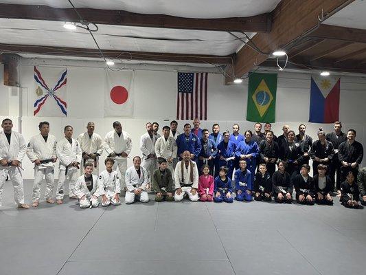 Josh Moriarity black belt ceremony