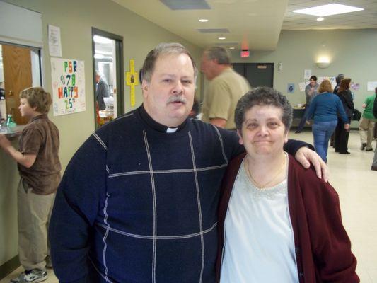 This is Mary D'Amico and my brother Father Frank who would be picking up meds for me.