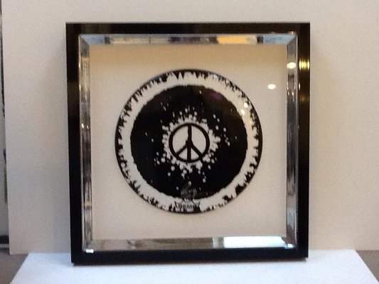 Ringo Starr drum head, one of many I have done for collectors! My AKA name is, The Rock and Roll framer of Bedford !!!