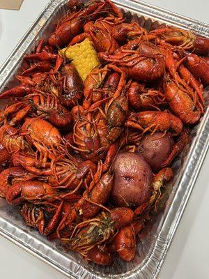 3 pounds of crawfish..finally crawfish season! (January 2023)