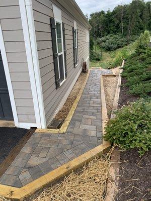 Paver walkway