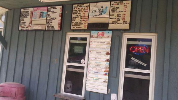 Exterior Ice Cream Window . . .