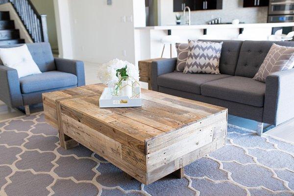 Reclaimed wood coffee table