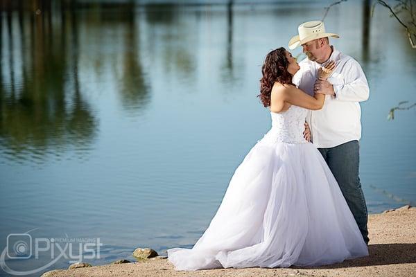 Outdoor portrait of couple on location
 Phoenix, AZ