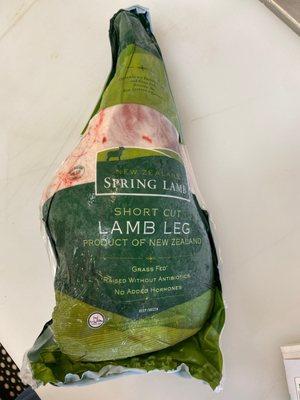 Halal lambs organic fresh