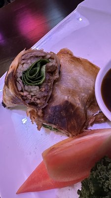 Duck spring roll