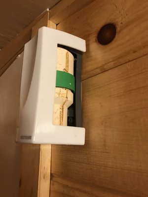 Air freshener with some sort of leak that probably hasn't been changed since it was installed