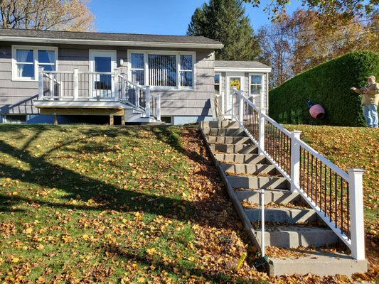 New railings, new deck.