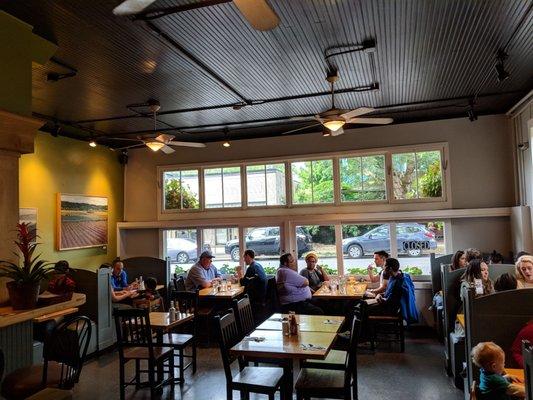 The main dining area.