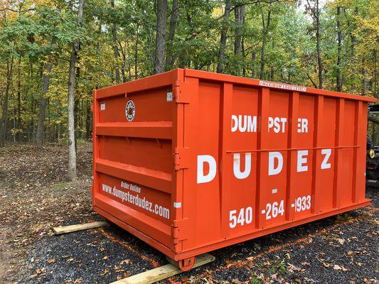 Customers can give exact directions or visual guidelines as to where to place the dumpster.