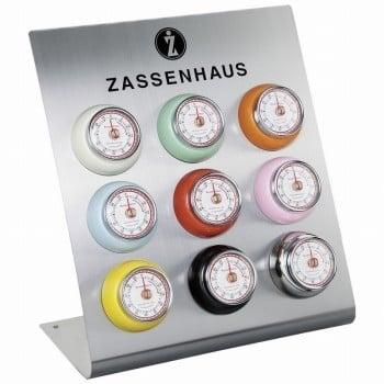 Retro magnetic kitchen timers by Zassenhaus.