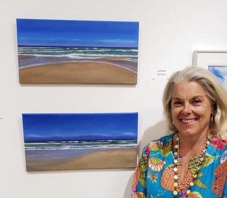 10x20 oil paintings of the beach at South Padre Island are available.