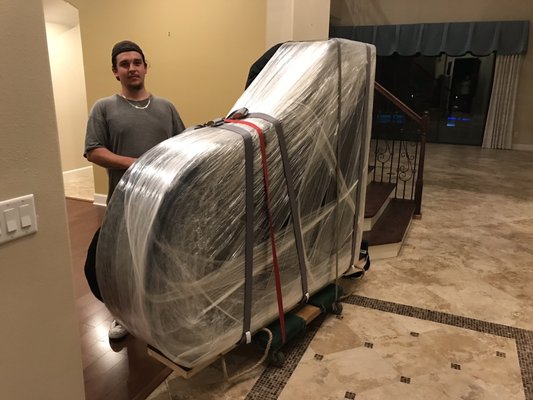 Steinway Piano move.