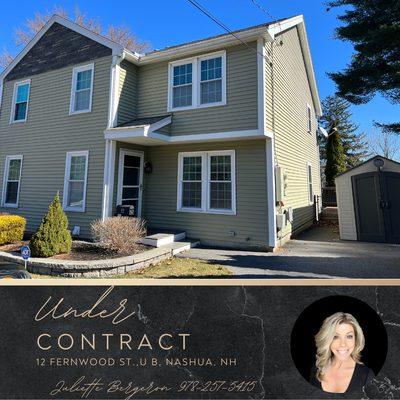 Under Contract in 2 Days in Nashua!