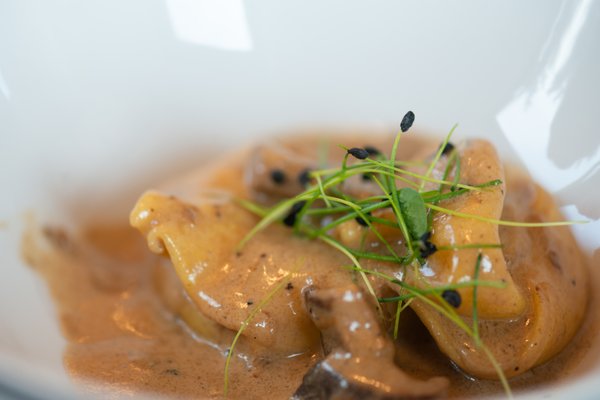 Wild Mushroom Tortelloni.
 
 www.ChefChrisLaVecchia.com