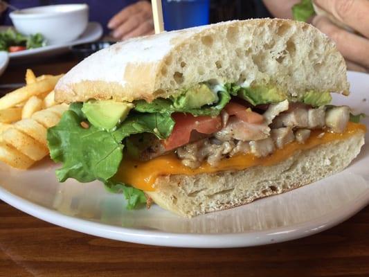 California chicken sandwich