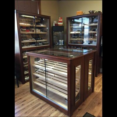 Custom Humidors with LED Lighting