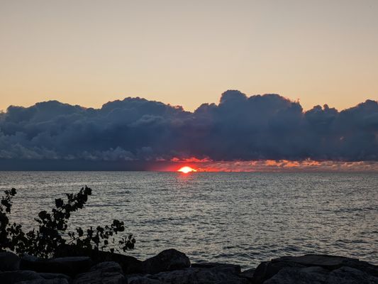 Sunrise at the lighthouse