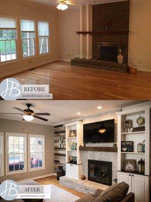 Hickory NC Living Room Remodel