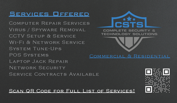 Services Offered!