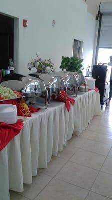 We have catering events