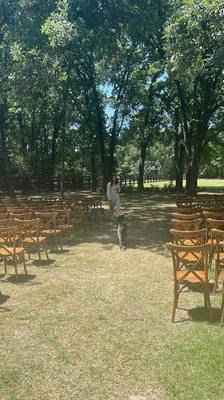 Outdoor ceremony