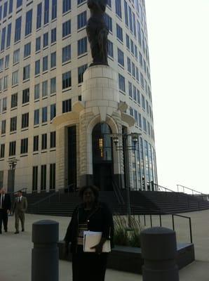 Before the Federal building with immigration court 801 W. Superior Avenue Cleveland, Ohio 44114