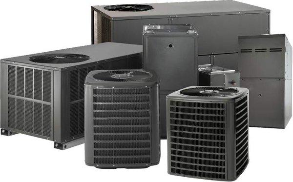 Different types of ac and heating units. From commercial to residential. All sorts and types