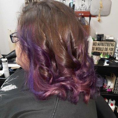 Purple hair