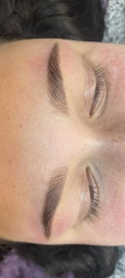 eyebrow wax & tint