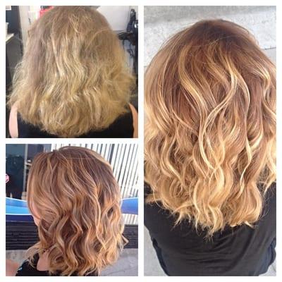 Jessica did this balayage on one of her clients and I can't wait to have her do this to my hair!