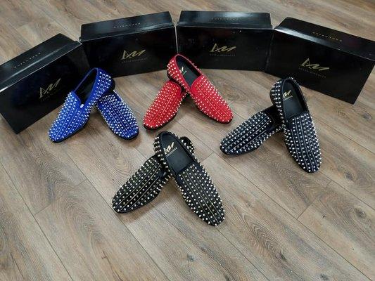 Spiked Loafers Available