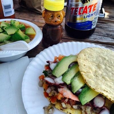 Tostadas de ceviche