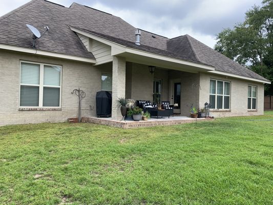 Driveway, and house wash