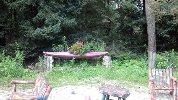 Picnic area outside....