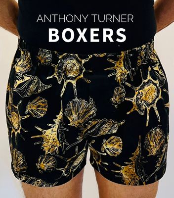 Cotton Batik boxers in size S M L. $55.00. Shop Anthony Turner on Etsy.com or in shop.