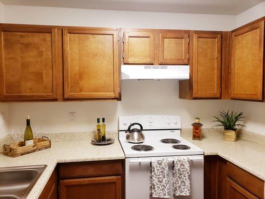 Kitchen-Plenty of cabinet space