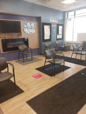 Waiting room for patients and loved ones