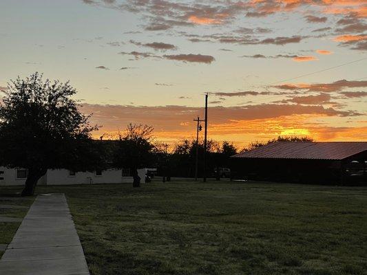 Sunrise tent city