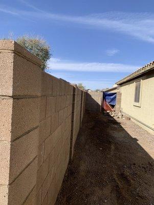 Cinder Block Wall