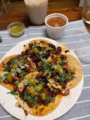 Pastor (pork) tacos