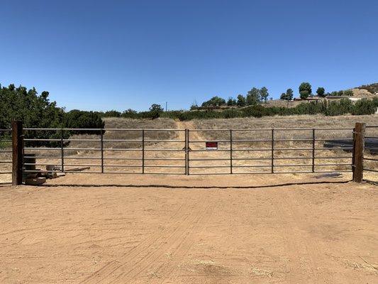 A satisfied customer with our gates and continuous fence.